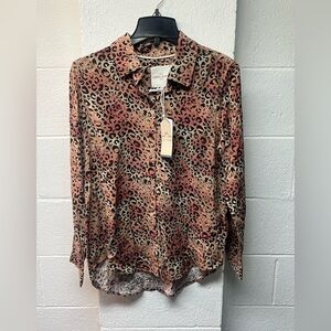 casa cabana | Tops | Nwt Casa Cabana Long Sleeve Animal Print. M
